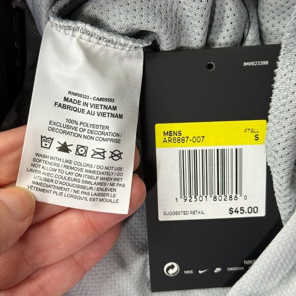 Kentucky Wildcats Nike Shorts Men S Gray DRI-FIT Football Athletic 9" - Picture 7 of 16